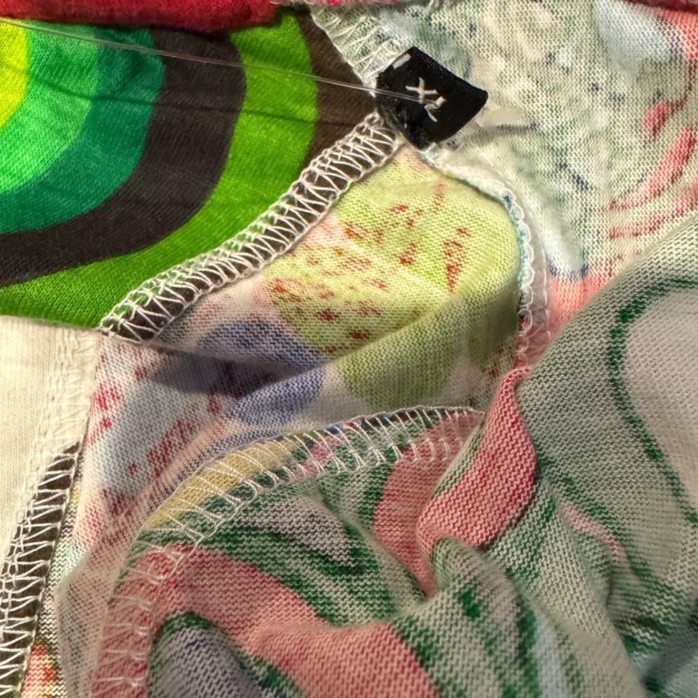 NWOT - Vintage Desigual Dragonfly Embroidered & Print T-Shirt - Picture 11 of 12